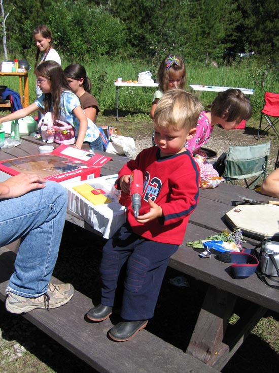 2006 family reunion in Yellowstone National Park